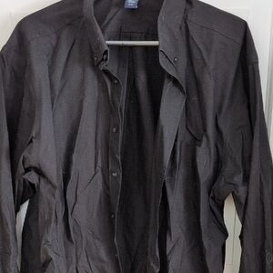 Men's Black Dress Shirt